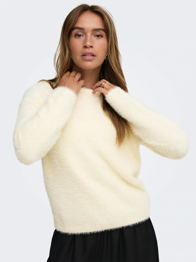 JDY Strickpullover »JDYPRIME JAYLA L/S ON PULLOVER KNT« Materialmix