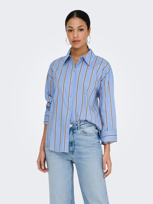 JDY Langarmbluse »JDYSERENA L/S SHIRT WVN NOOS« Baumwolle, loose fit