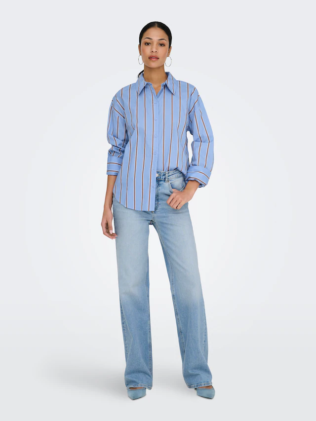 JDY Langarmbluse »JDYSERENA L/S SHIRT WVN NOOS« Baumwolle, loose fit