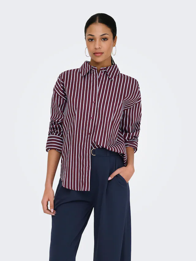 JDY Langarmbluse »JDYSERENA L/S SHIRT WVN NOOS« Baumwolle, loose fit