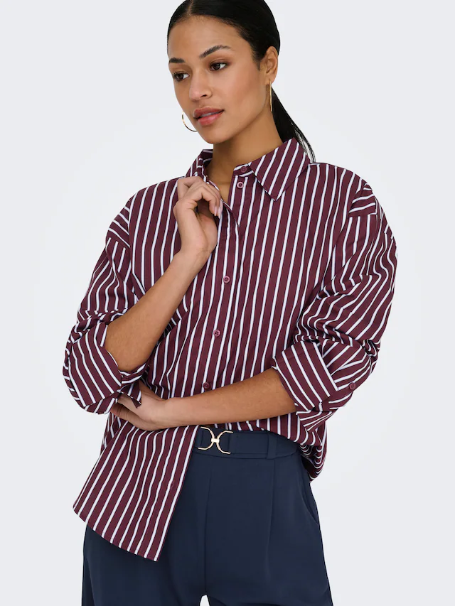 JDY Langarmbluse »JDYSERENA L/S SHIRT WVN NOOS« Baumwolle, loose fit