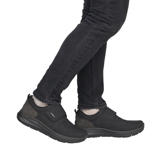 Rieker Klettschuh Halbschuh, Casual-Sneaker mit Klettverschluss, schmale Form