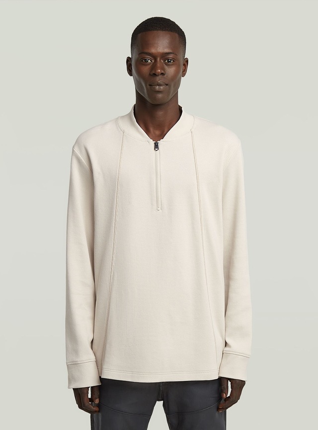 G-STAR T-Shirt »Tweeter A-Line Half Zip T-Shirt«