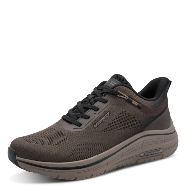 MARCO TOZZI Slip-On Sneaker Freizeitschuh, Halbschuh, Slipper mit Logo-Aufnäher