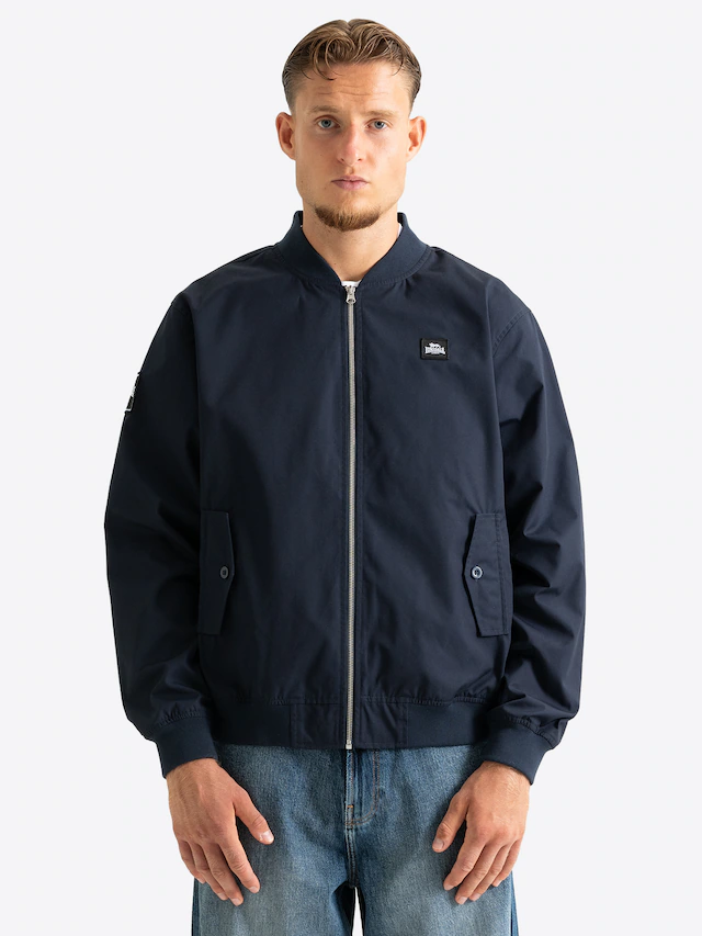 Lonsdale Collegejacke »LEYTONSTONE« mit Reißverschluss, aus Baumwolle und Polyester, normale Passform