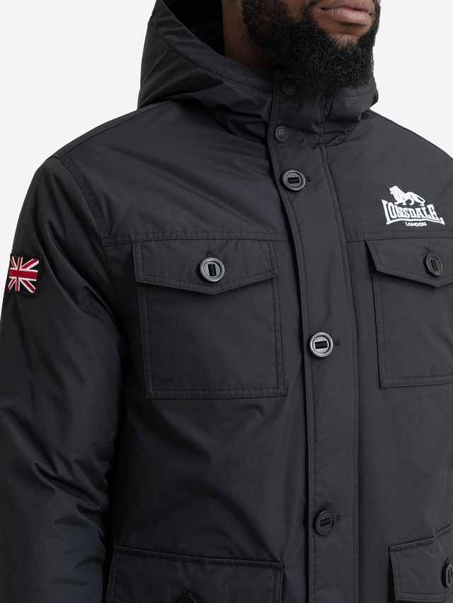 Lonsdale Langmantel »BIRLING« sportlicher Stil, aus Polyester, wasserabweisend, wärmeisolierend