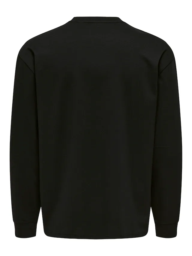 ONLY & SONS T-Shirt »ONSCASPIAN AIRLFEX RLX LS TEE NOOS« Baumwollmischung, relaxed fit