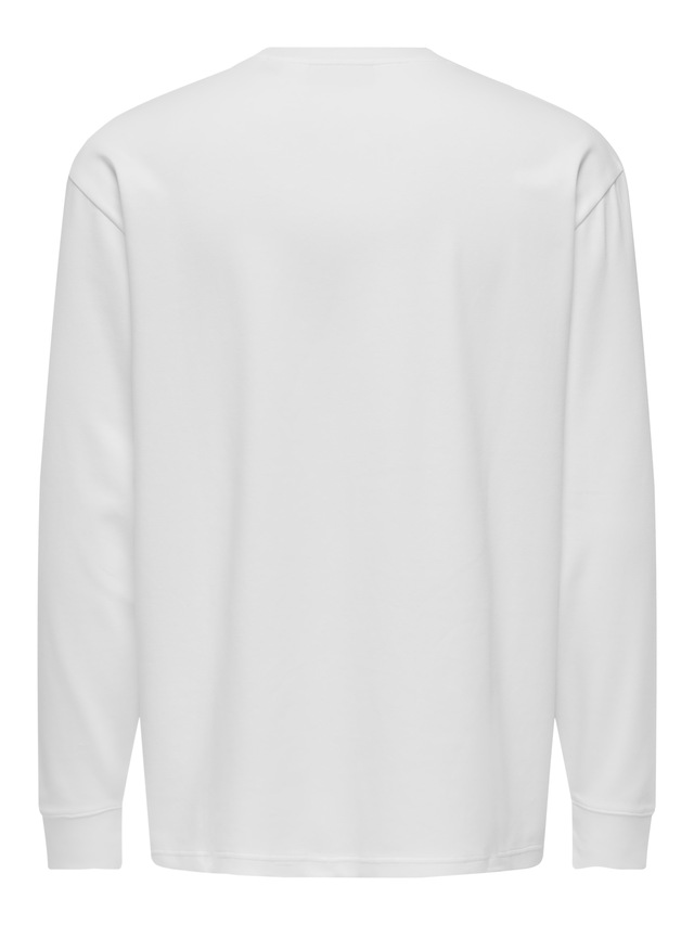 ONLY & SONS T-Shirt »ONSCASPIAN AIRLFEX RLX LS TEE NOOS« Baumwollmischung, relaxed fit