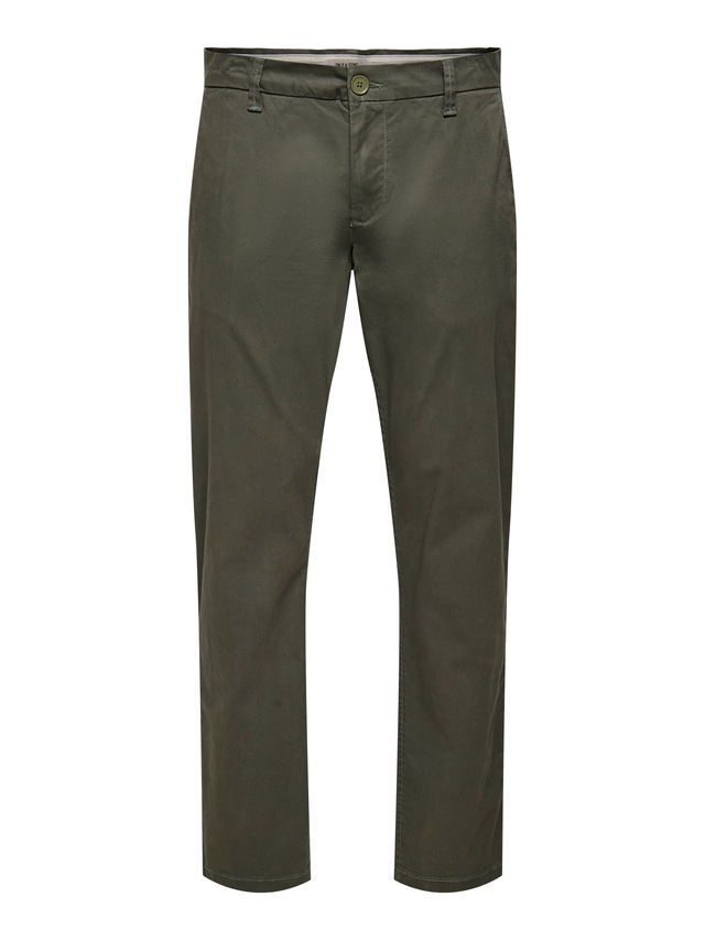 ONLY & SONS Chinos »ONSWEFT REG TWILL 0595 CHINO PANT NOOS« Baumwollmischung, regular fit