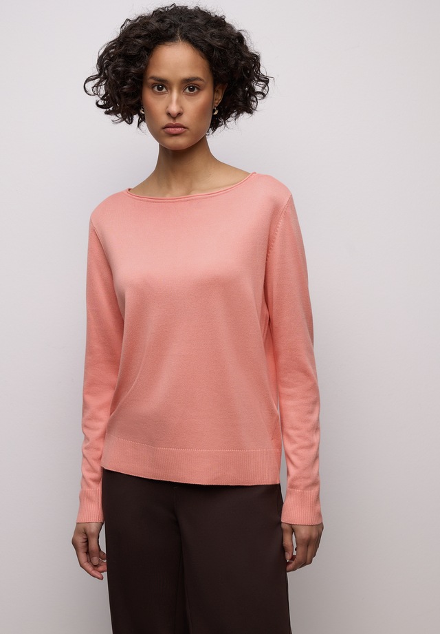 STREET ONE Longpullover mit Strick-Detail