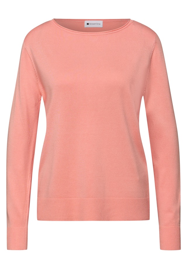 STREET ONE Longpullover mit Strick-Detail