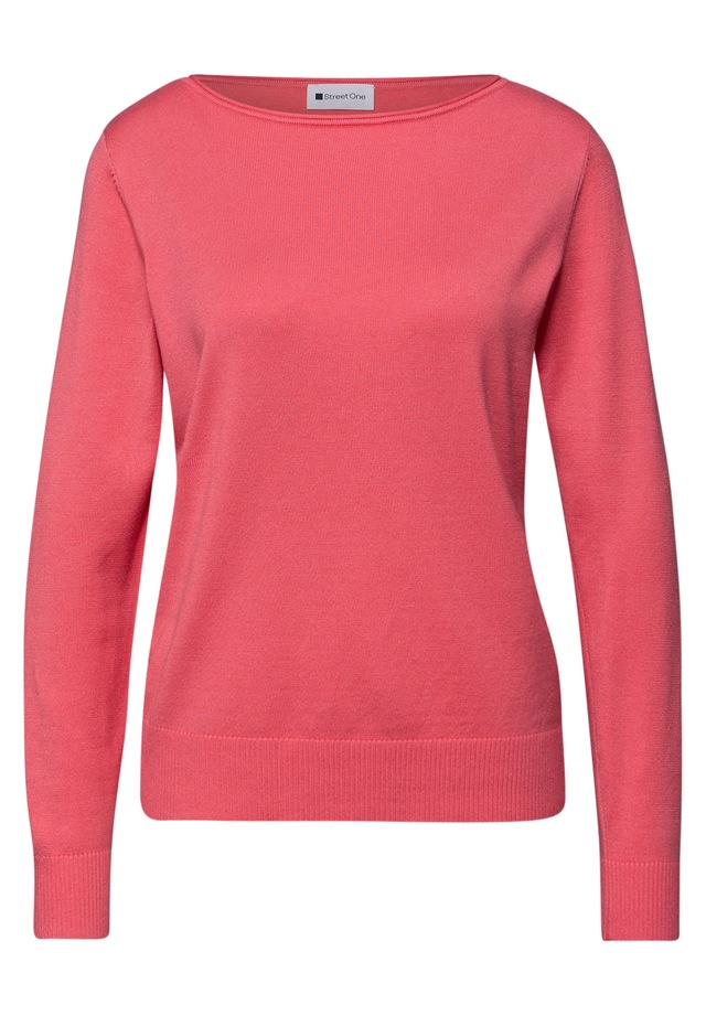 STREET ONE Longpullover mit Strick-Detail
