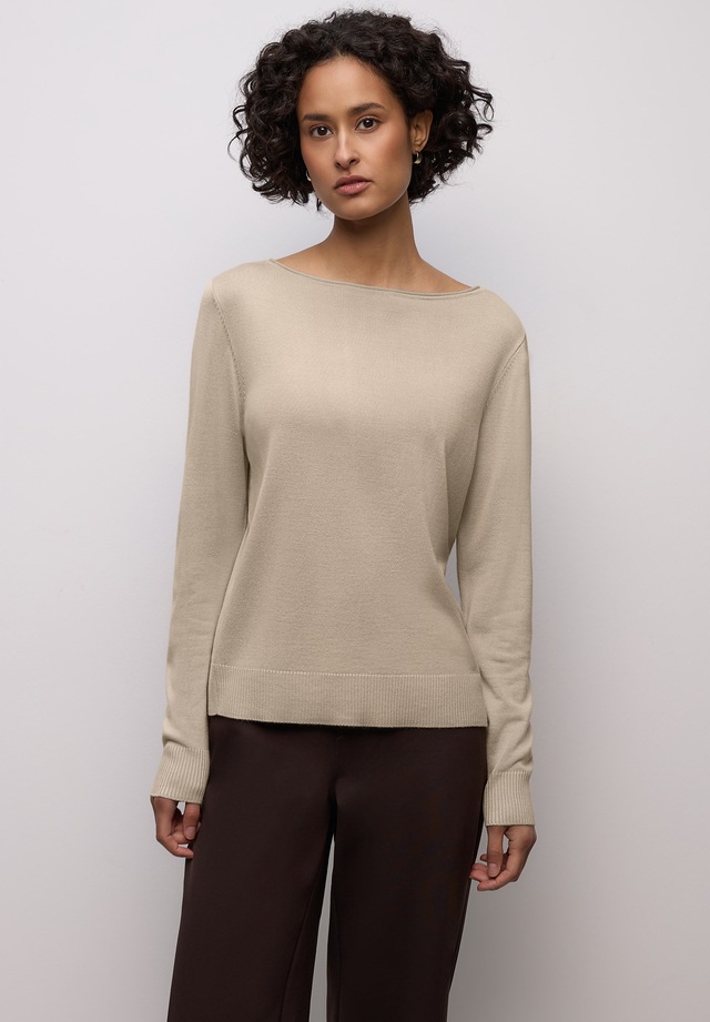 STREET ONE Longpullover mit Strick-Detail