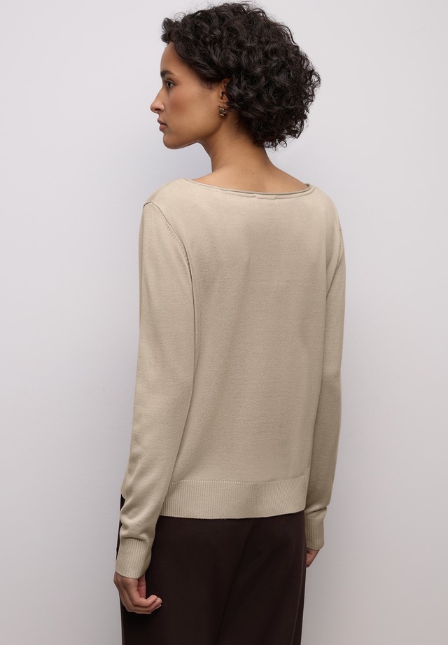 STREET ONE Longpullover mit Strick-Detail