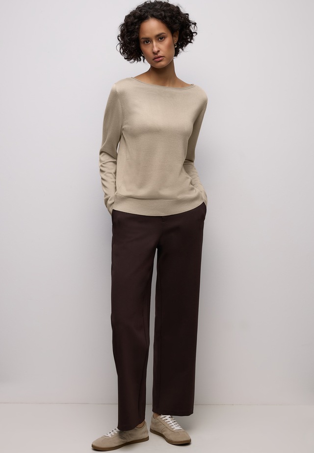 STREET ONE Longpullover mit Strick-Detail