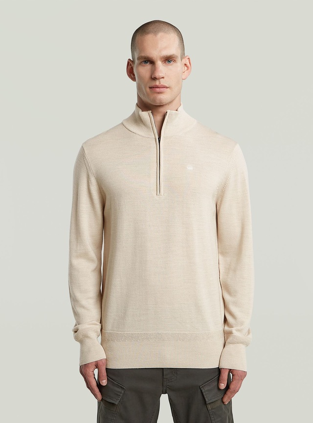 G-STAR Longpullover »Premium Core Half Zip Knit«