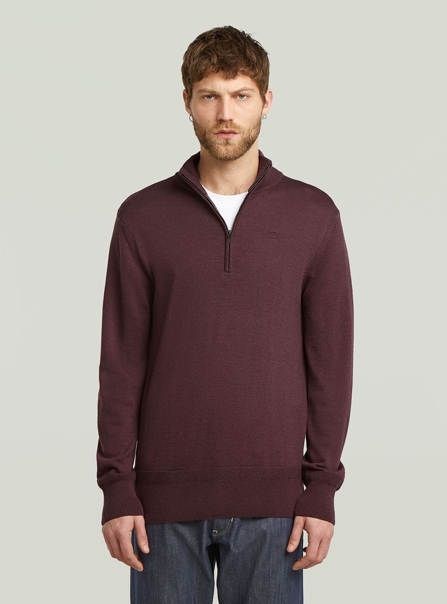 G-STAR Longpullover »Premium Core Half Zip Knit«