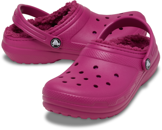 Crocs Clog »Classic Lined Clog« Schlupfschuh, Hausschuh mit schwenkbarem Fersenriemen