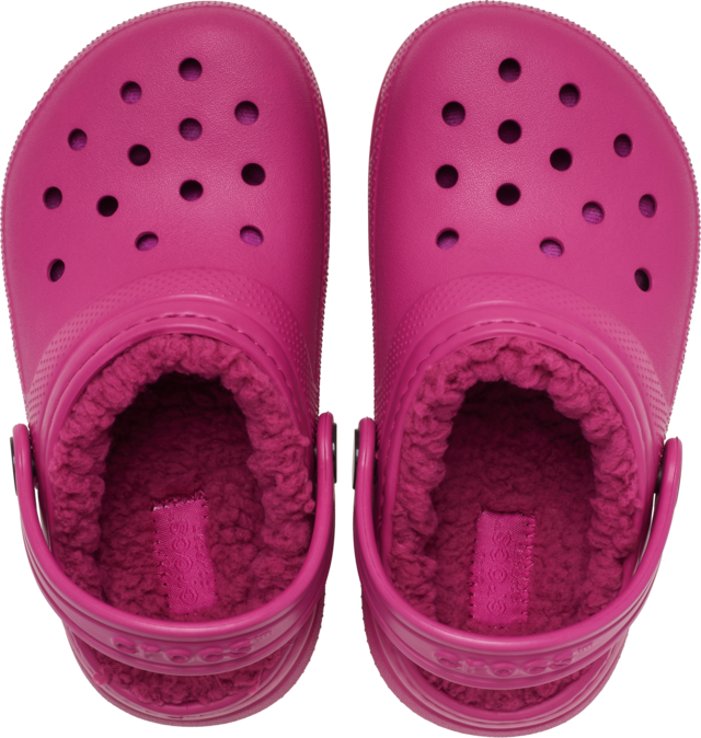 Crocs Clog »Classic Lined Clog« Schlupfschuh, Hausschuh mit schwenkbarem Fersenriemen