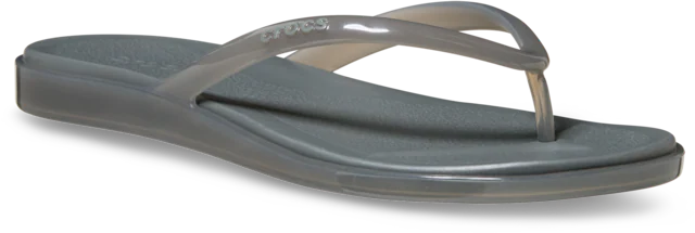 Crocs Zehentrenner »Miami Jelly Round Toe Flip« Sommerschuh, Urlaubsschuh, Strandschuh mit Zehensteg