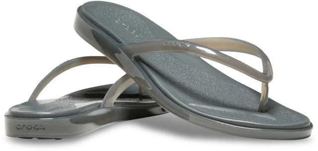 Crocs Zehentrenner »Miami Jelly Round Toe Flip« Sommerschuh, Urlaubsschuh, Strandschuh mit Zehensteg