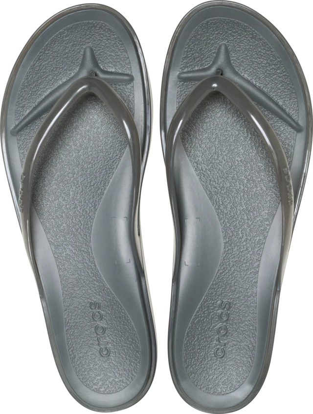 Crocs Zehentrenner »Miami Jelly Round Toe Flip« Sommerschuh, Urlaubsschuh, Strandschuh mit Zehensteg