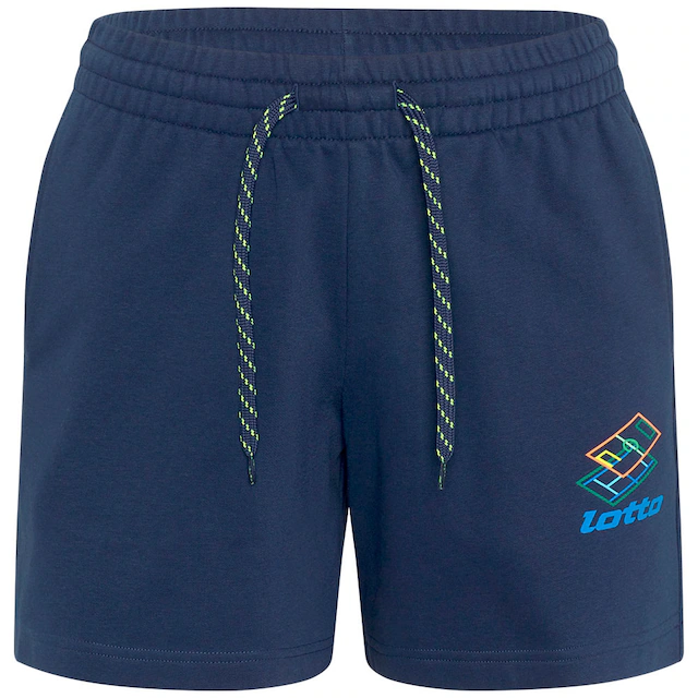 lotto Sweatshorts - mit urbanem Print in Neonfarben