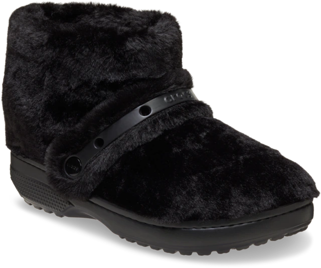 Crocs Winterboots »Unfurgettable Boot« Schlupfboots, Hausschuh mit Klettriemchen, Warmfutter