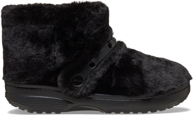 Crocs Winterboots »Unfurgettable Boot« Schlupfboots, Hausschuh mit Klettriemchen, Warmfutter