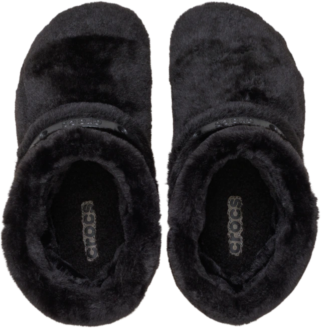 Crocs Winterboots »Unfurgettable Boot« Schlupfboots, Hausschuh mit Klettriemchen, Warmfutter