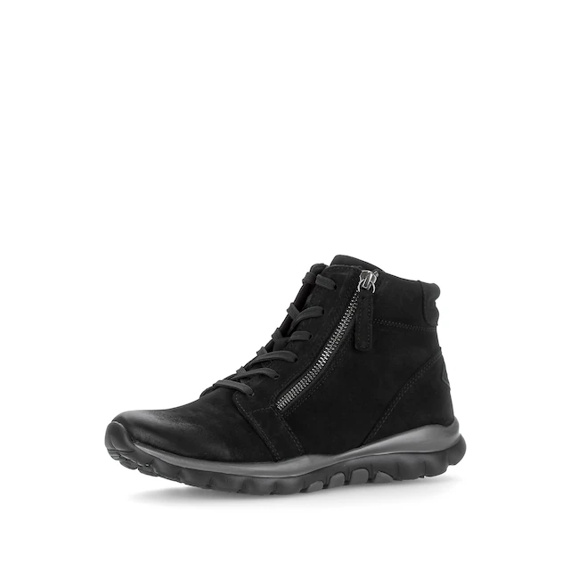 Gabor Schnürboots Herbstboots, Stiefelette mit weicher Schaftrandpolsterung