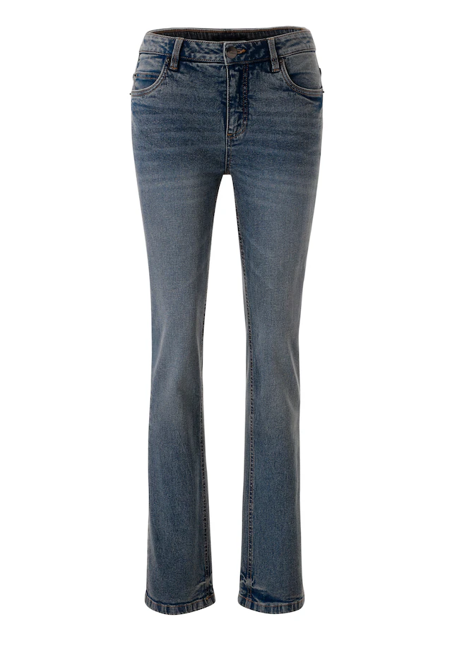 Aniston CASUAL 5-Pocket-Jeans in dezenter Bootcut-Form - NEUE KOLLEKTION