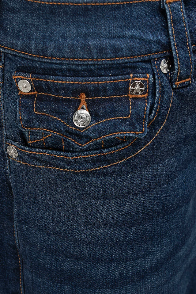 True Religion Straight-Jeans »RICKY SN FLAP« Baumwollmischung, straight fit