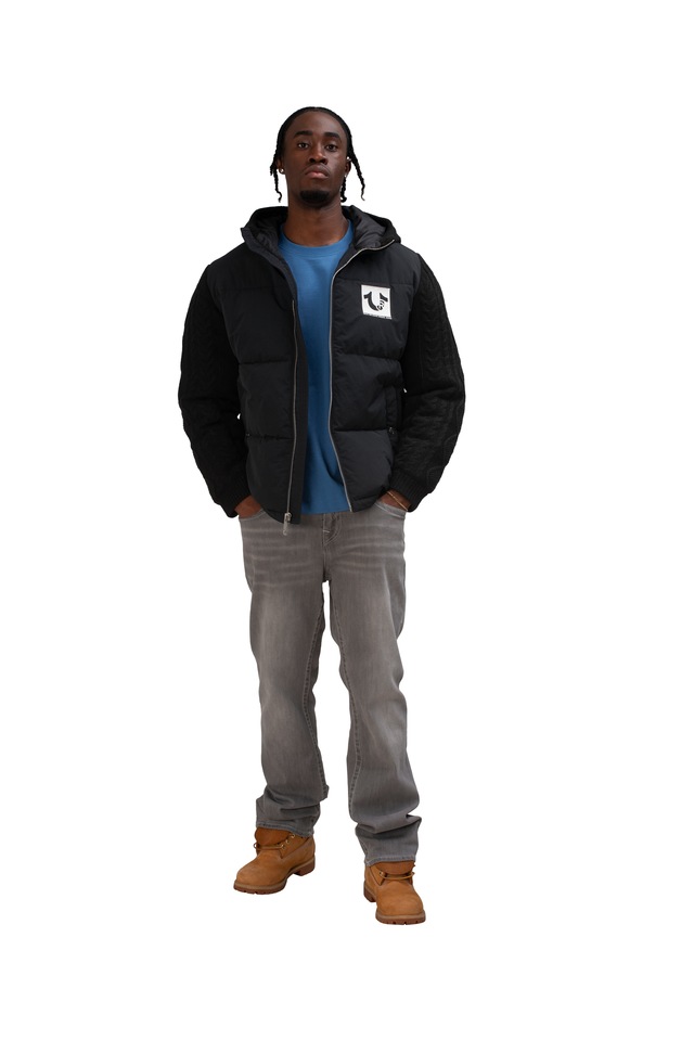 True Religion Straight-Jeans »RICKY SN FLAP« Baumwollmischung, straight fit