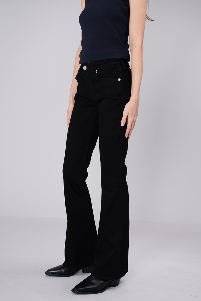 True Religion Bootcut-Jeans »JOEY MID RISE FLARE FLAP« Baumwollmischung, Flared fit