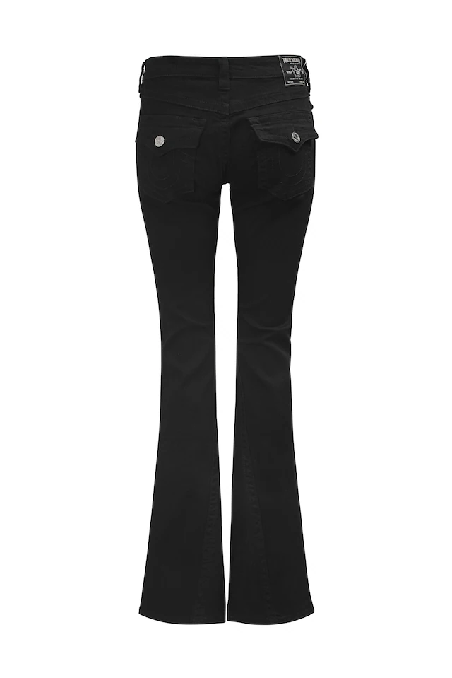 True Religion Bootcut-Jeans »JOEY MID RISE FLARE FLAP« Baumwollmischung, Flared fit