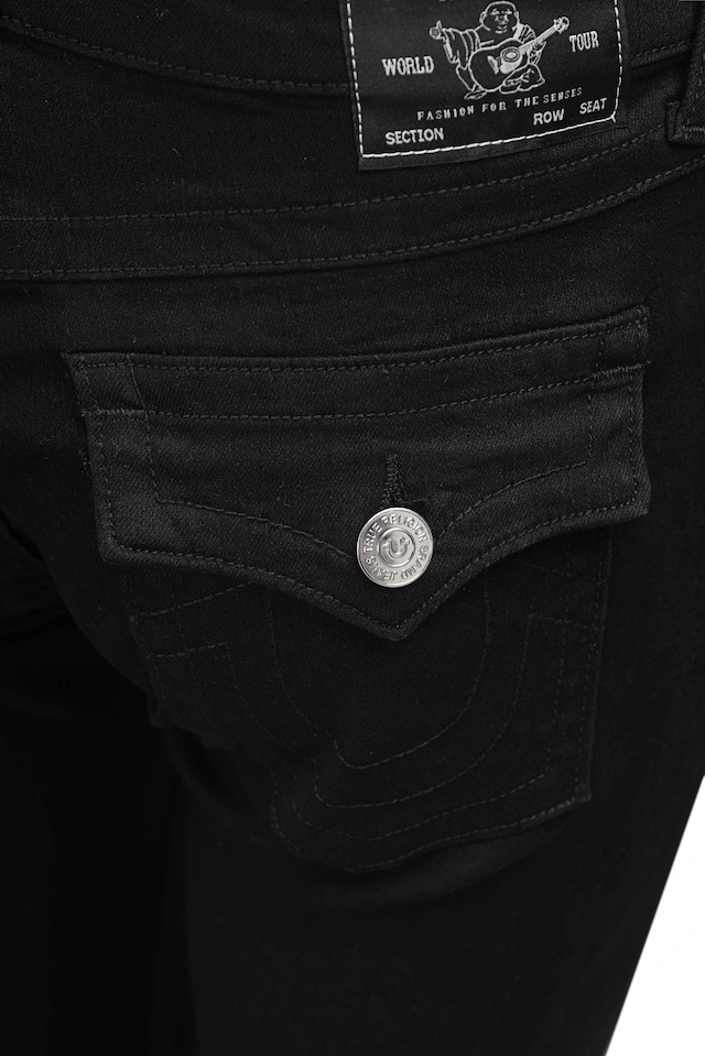 True Religion Bootcut-Jeans »JOEY MID RISE FLARE FLAP« Baumwollmischung, Flared fit