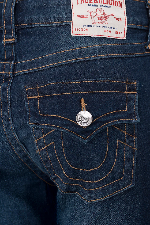 True Religion Bootcut-Jeans »JOEY MID RISE FLARE FLAP« Baumwollmischung, Flared fit