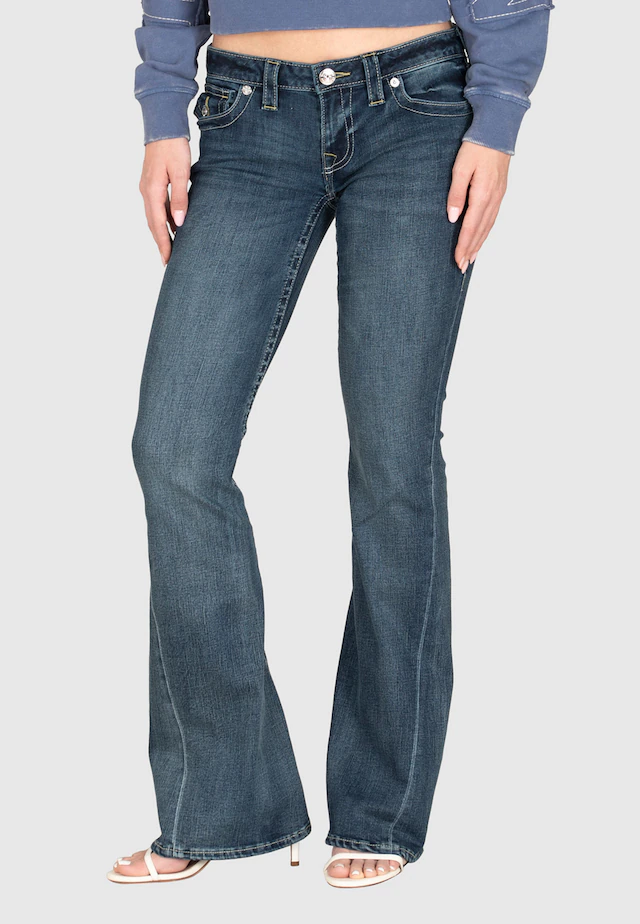 True Religion Bootcut-Jeans »JOEY LR FLARE FLAP« Baumwollmischung, Flared fit