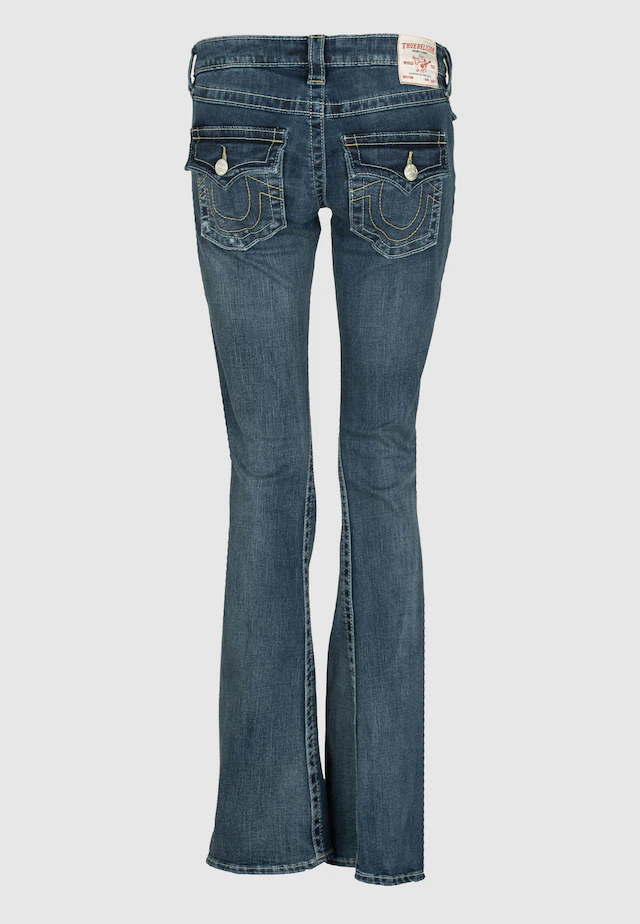 True Religion Bootcut-Jeans »JOEY LR FLARE FLAP« Baumwollmischung, Flared fit