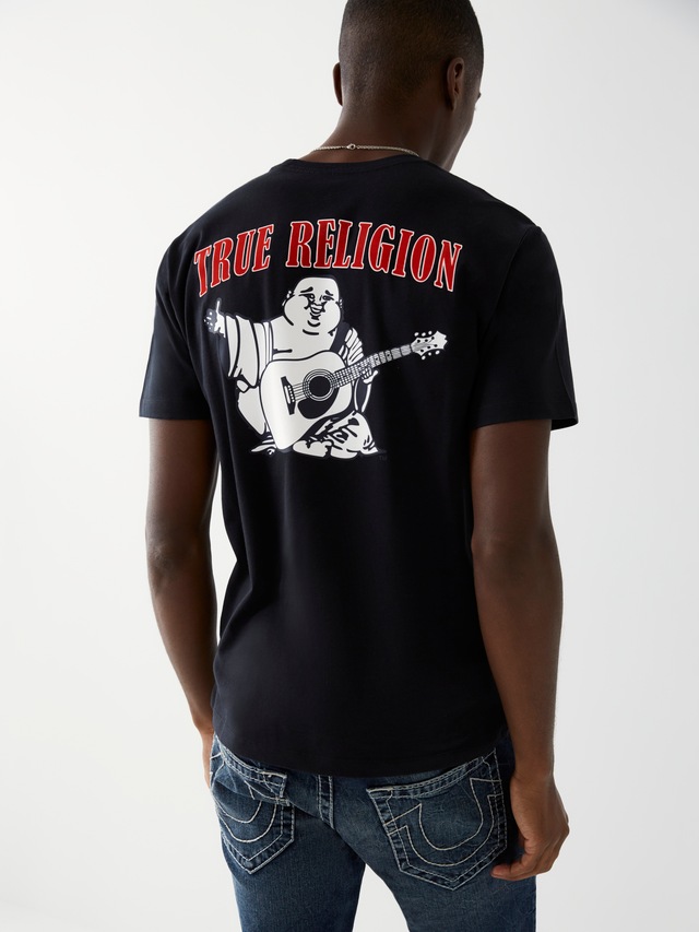 True Religion Rundhalsshirt »BUDDHA CREW TEE« Baumwolle, regular fit