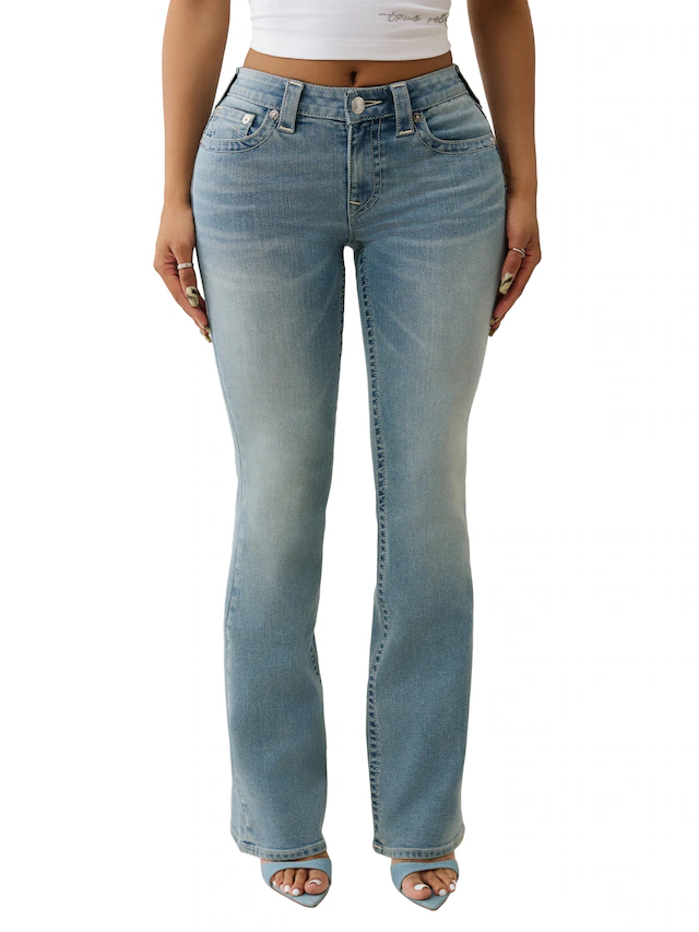 True Religion Bootcut-Jeans »BECCA MR BOOTCUT« Baumwolle, bootcut fit