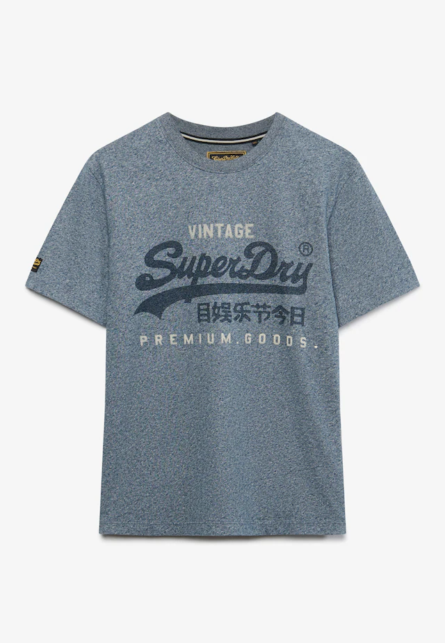 Superdry Rundhalsshirt »VL HERITAGE RELAXED TEE« Baumwolle, relaxed fit