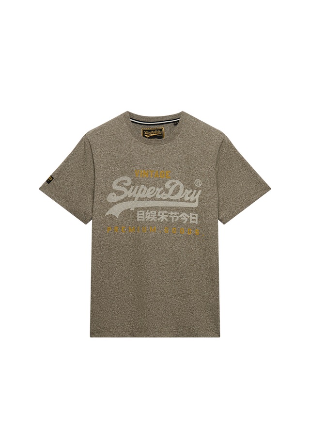 Superdry Rundhalsshirt »VL HERITAGE RELAXED TEE« Baumwolle, relaxed fit