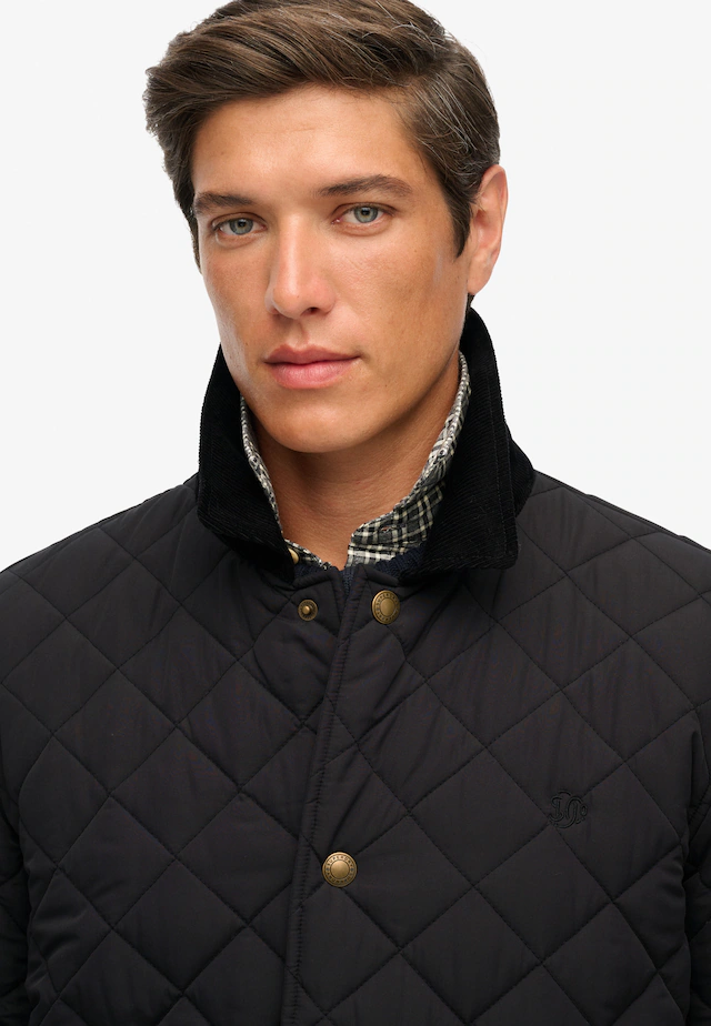 Superdry Steppjacke »QUILTED ESTATE COACH JACKET« Kunstfaser, regular fit