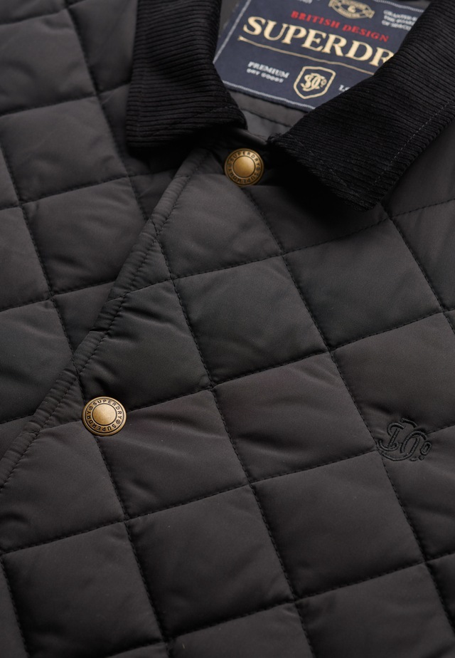 Superdry Steppjacke »QUILTED ESTATE COACH JACKET« Kunstfaser, regular fit