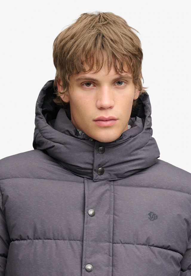 Superdry Steppjacke »PREMIUM HOOD PUFFER JKT« mit Kapuze Kunstfaser, relaxed fit