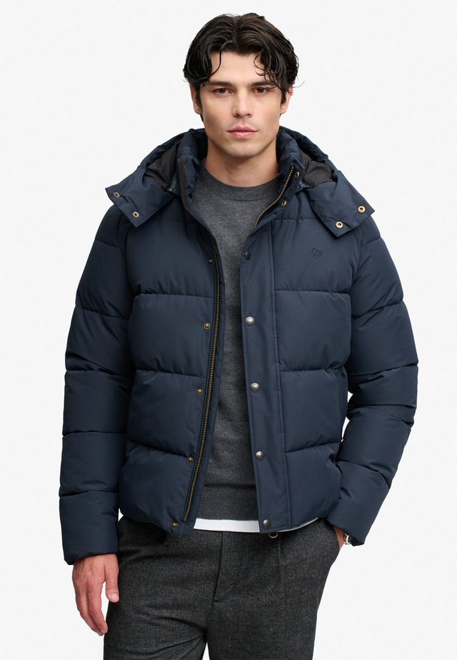 Superdry Steppjacke »PREMIUM HOOD PUFFER JKT« mit Kapuze Kunstfaser, relaxed fit