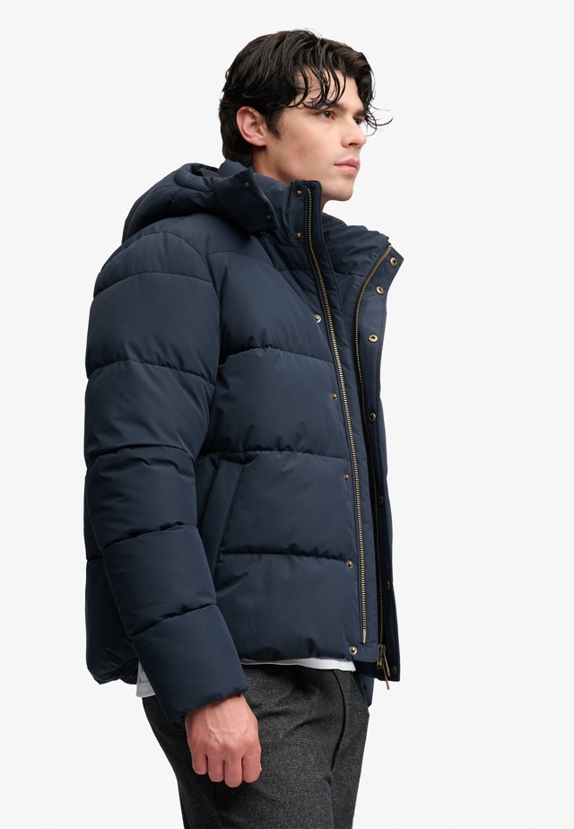 Superdry Steppjacke »PREMIUM HOOD PUFFER JKT« mit Kapuze Kunstfaser, relaxed fit
