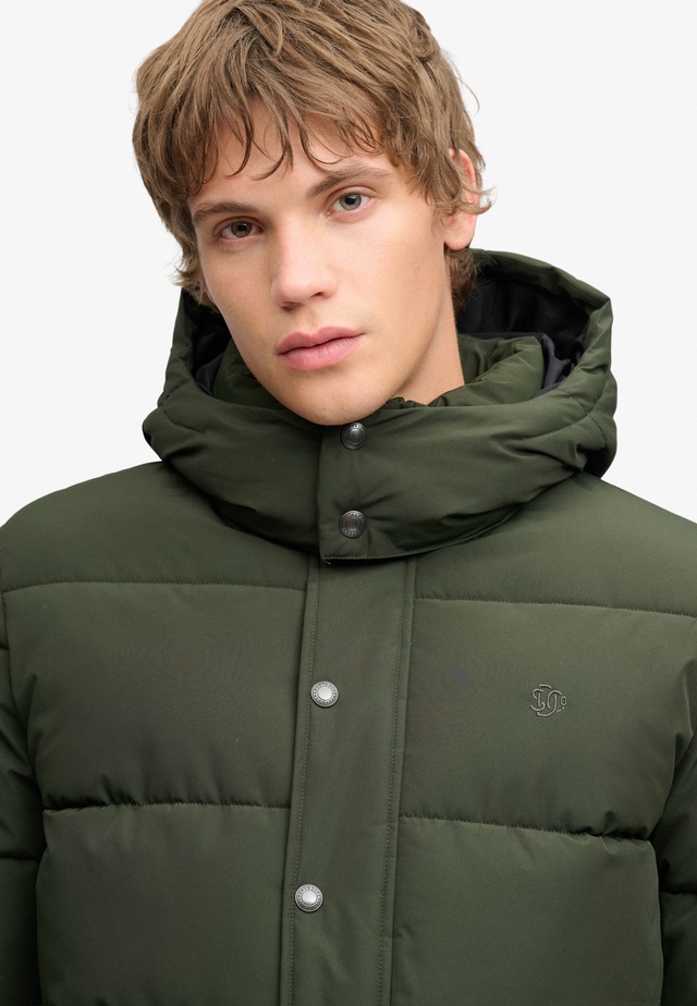 Superdry Steppjacke »PREMIUM HOOD PUFFER JKT« mit Kapuze Kunstfaser, relaxed fit